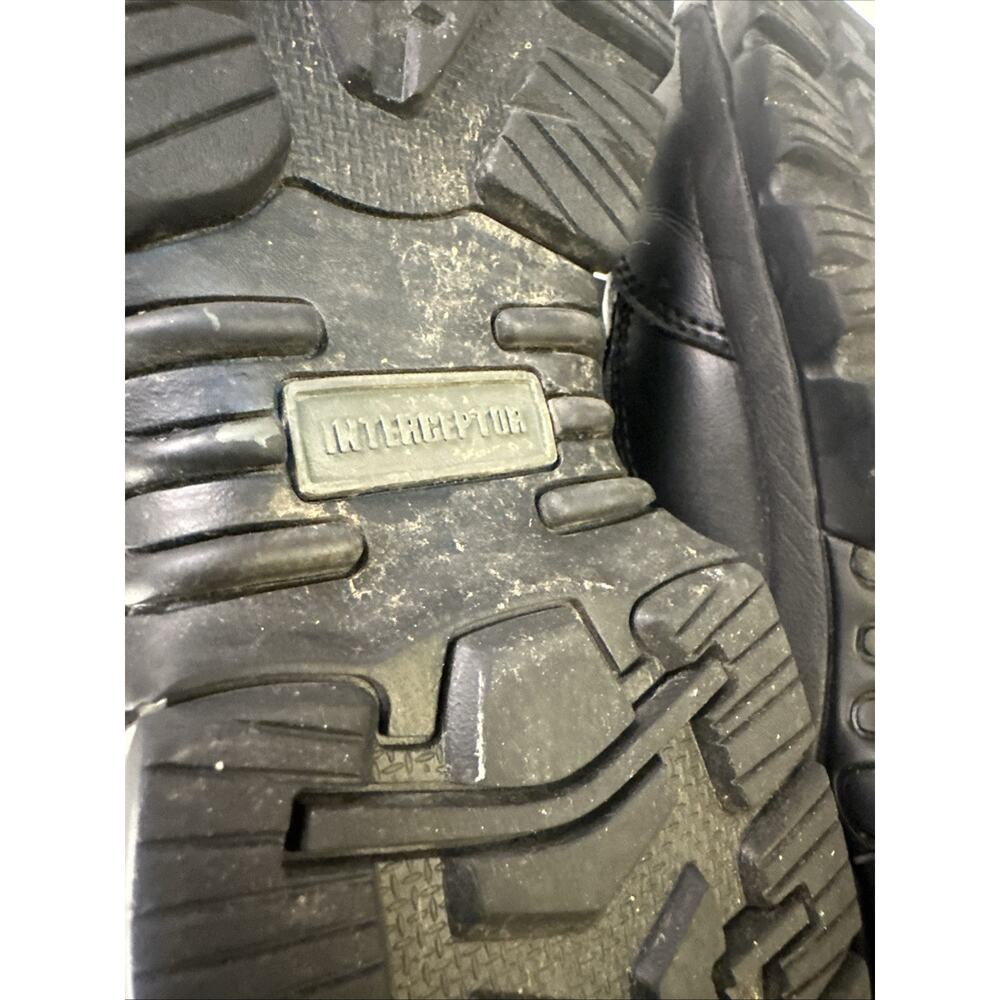 Men's Black Tactical Boots - Supportive Lace-Up Design Size 9 New In Box - Picture 6 of 8